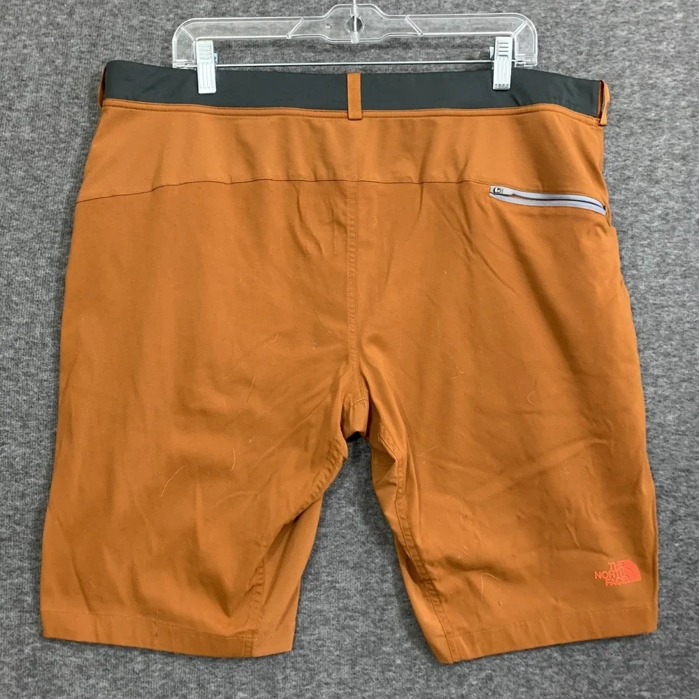 The North Face Beyond The Wall Rock Flashdry XD Shorts Men 38 Orange Hiking Camp